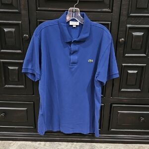 Lacoste Classic Fit Blue Polo Shirt